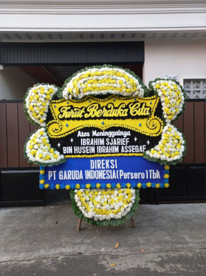 Papan Bunga Duka di 15 Ilir