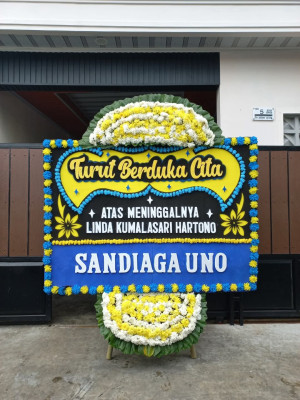 Papan Bunga Duka di 15 Ilir